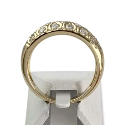 Bague d'occasion or 750 jaune diamants