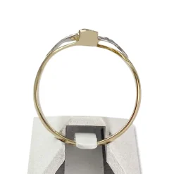 Bague d'occasion or 750 jaune diamant saphir