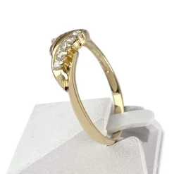 Bague d'occasion or 750 jaune diamants