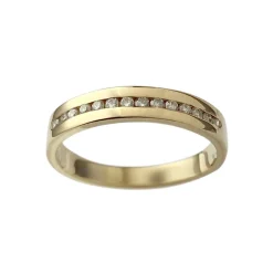 Bague d'occasion or 750 jaune diamants