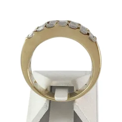 Bague d'occasion or 750 jaune diamants