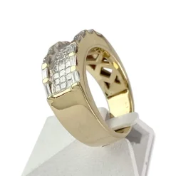 Bague d'occasion or 750 jaune diamants