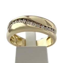 Bague d'occasion or 750 jaune diamants