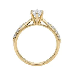 Bague d'occasion or 750 jaune diamant