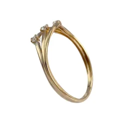 Bague d'occasion or 750 jaune diamant