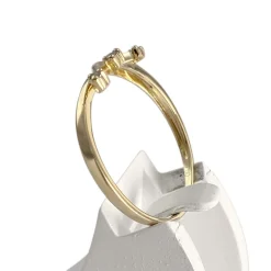 Bague d'occasion or 750 jaune diamants