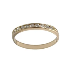 Bague d'occasion or 750 jaune diamants