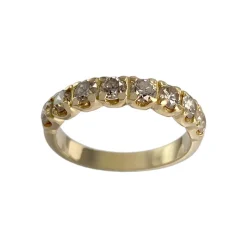 Bague d'occasion or 750 jaune diamants