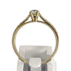 Bague d'occasion or 750 jaune diamants