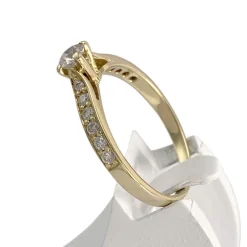 Bague d'occasion or 750 jaune diamants