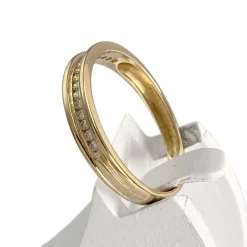 Bague d'occasion or 750 jaune diamant