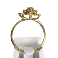 Bague d'occasion or 750 jaune diamants