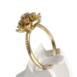 Bague d'occasion or 750 jaune diamants