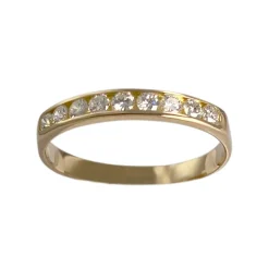 Bague d'occasion or 750 jaune diamants