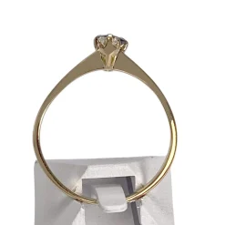Bague d'occasion or 750 jaune diamant saphir