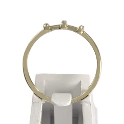 Bague d'occasion or 375 jaune diamants