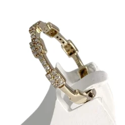 Bague d'occasion or 375 jaune diamants