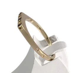 Bague d'occasion or 750 jaune diamants saphirs