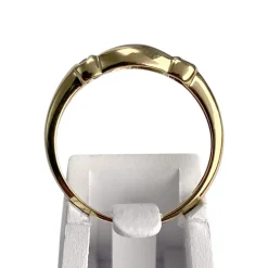 Bague d'occasion or 750 jaune diamants et rubis