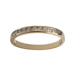 Bague d'occasion or 750 jaune diamant