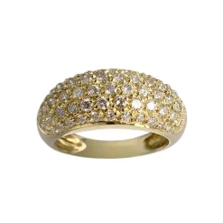 Bague d'occasion or 750 jaune diamant