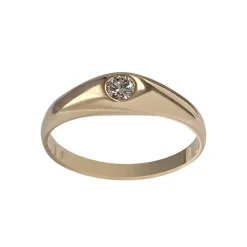 Bague d'occasion or 750 jaune diamant