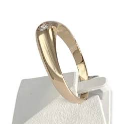 Bague d'occasion or 750 jaune diamant