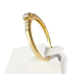 Bague d'occasion or 750 jaune diamants