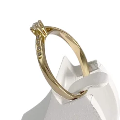 Bague d'occasion or 750 jaune diamant