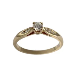 Bague d'occasion or 750 jaune diamants