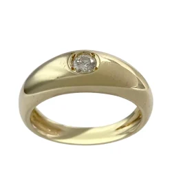 Bague d'occasion or 750 jaune diamant