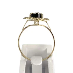 Bague d'occasion or 750 jaune diamant onyx