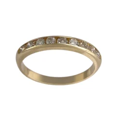 Bague d'occasion or 750 jaune diamants