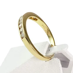 Bague d'occasion or 750 jaune diamants