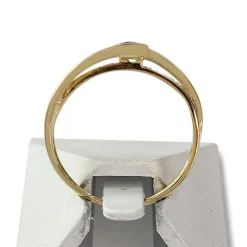 Bague d'occasion or 750 jaune diamant rubis