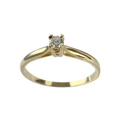 Bague d'occasion or 750 jaune diamant