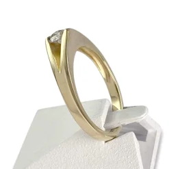 Bague d'occasion or 750 jaune diamant