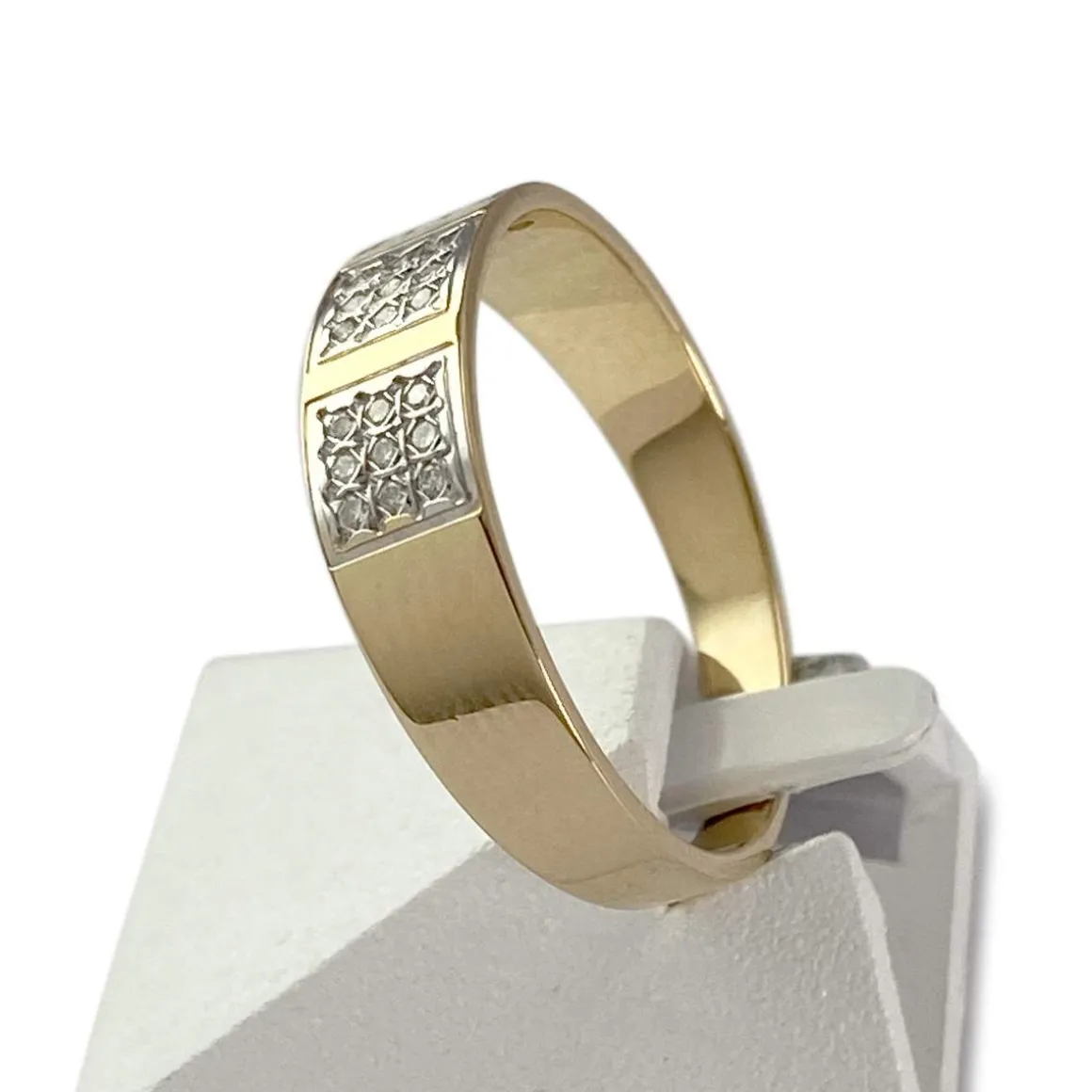 Bague d'occasion or 750 jaune diamant
