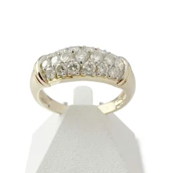 Bague d'occasion or 750 jaune diamants