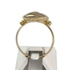 Bague d'occasion or 750 jaune gazelle