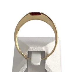 Bague d'occasion or 750 jaune grenat