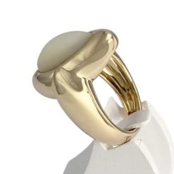 Bague d'occasion or 750 jaune nacre