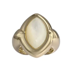 Bague d'occasion or 750 jaune nacre