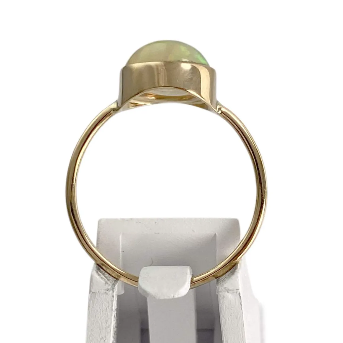 Bague d'occasion or 750 jaune opale