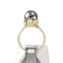 Bague d'occasion or 750 jaune perle de Tahiti