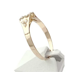 Bague d'occasion or 750 jaune perles de culture