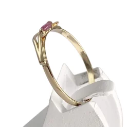 Bague d'occasion or 750 jaune rubis