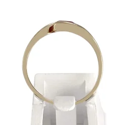 Bague d'occasion or 375 jaune rubis