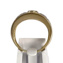 Bague d'occasion or 750 jaune rubis diamants