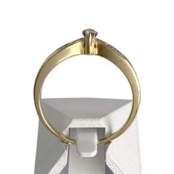 Bague d'occasion or 750 jaune rubis diamants